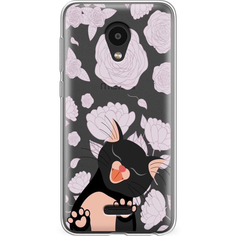 Прозрачный чехол Uprint Meizu C9 Pro Meow