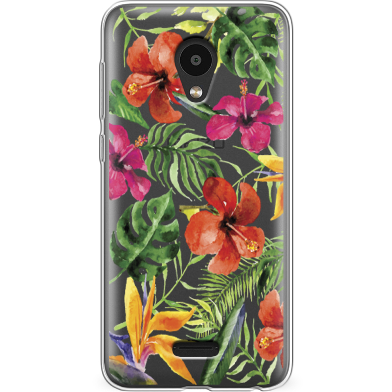 Прозрачный чехол Uprint Meizu C9 Pro Tropical Flowers