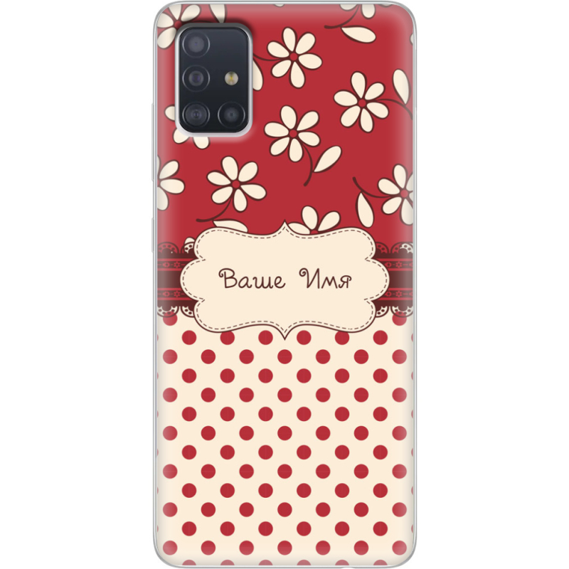 Чехол BoxFace Samsung A515 Galaxy A51 Именной Polka Dots