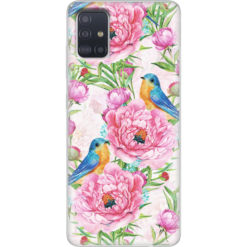 Чехол BoxFace Samsung A515 Galaxy A51 Birds and Flowers