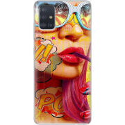 Чехол BoxFace Samsung A515 Galaxy A51 Yellow Girl Pop Art