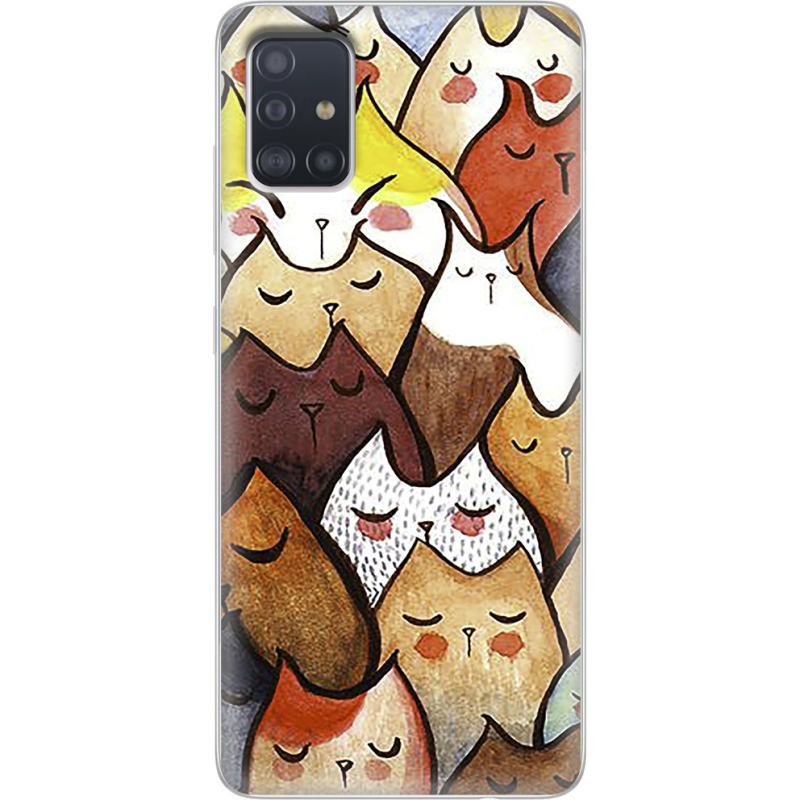 Чехол BoxFace Samsung A515 Galaxy A51 Sleepy Cats