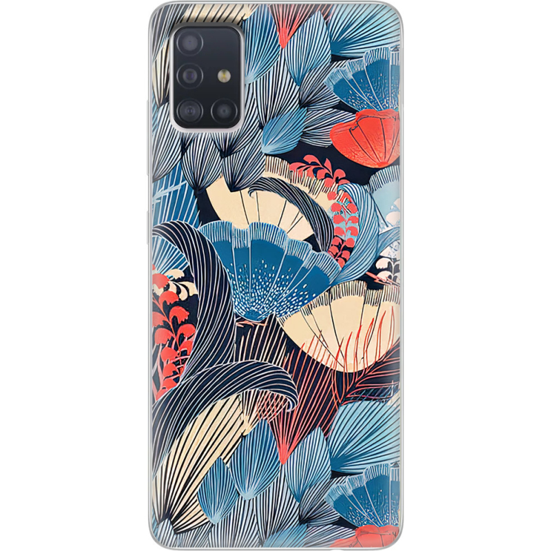 Чехол BoxFace Samsung A515 Galaxy A51 Blue Herb