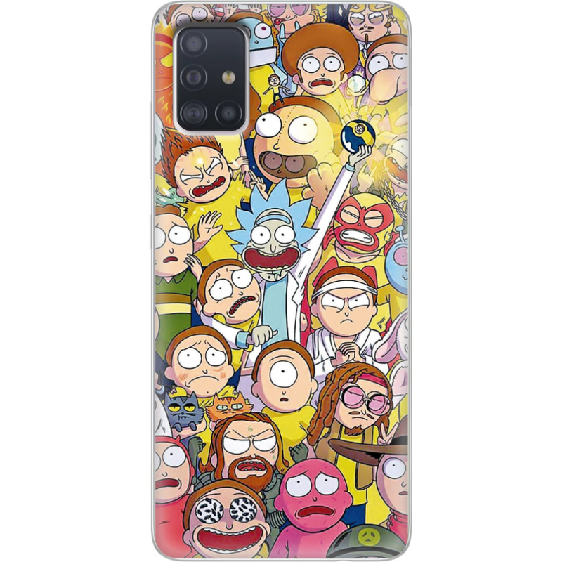 Чехол BoxFace Samsung A515 Galaxy A51 Rick and Morty