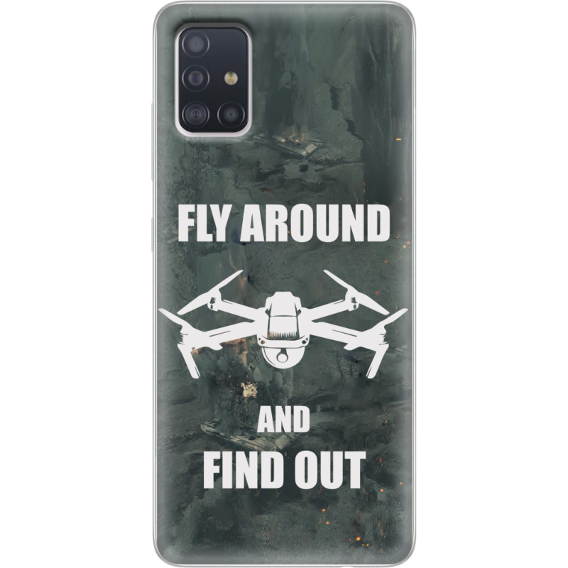 Чехол BoxFace Samsung A515 Galaxy A51 Дрон Fly Around