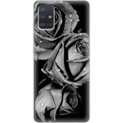 Чехол BoxFace Samsung A515 Galaxy A51 Black and White Roses