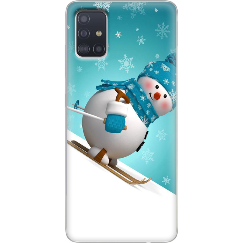Чехол BoxFace Samsung A515 Galaxy A51 Skier Snowman