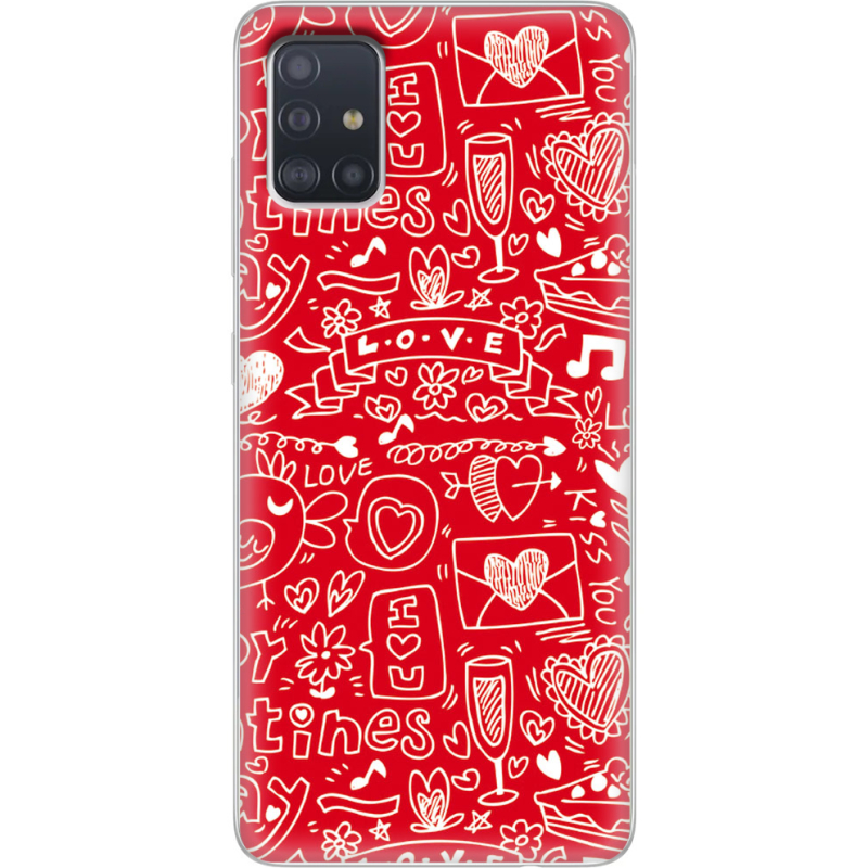 Чехол BoxFace Samsung A515 Galaxy A51 Happy Valentines