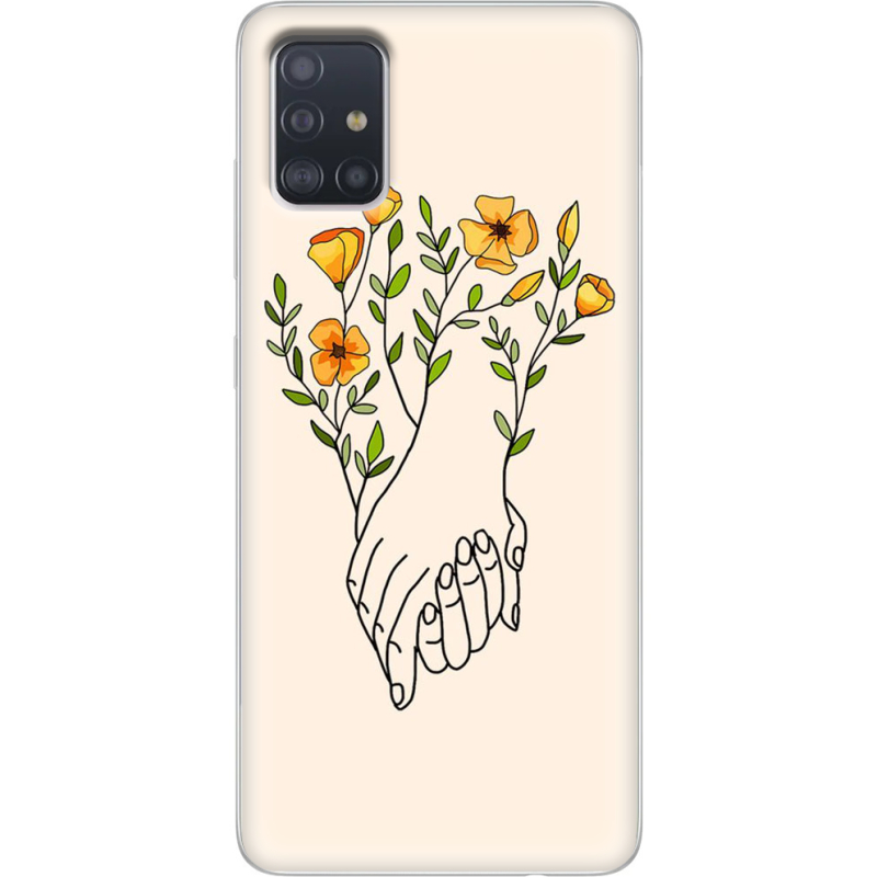 Чехол BoxFace Samsung A515 Galaxy A51 Flower Hands