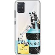 Прозрачный чехол BoxFace Samsung A515 Galaxy A51 City Girl