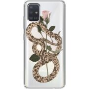 Прозрачный чехол BoxFace Samsung A515 Galaxy A51 Glamor Snake