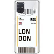 Прозрачный чехол BoxFace Samsung A515 Galaxy A51 Ticket London