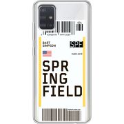Прозрачный чехол BoxFace Samsung A515 Galaxy A51 Ticket Springfield