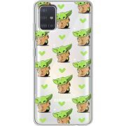 Прозрачный чехол BoxFace Samsung A515 Galaxy A51 Pattern Baby Yoda