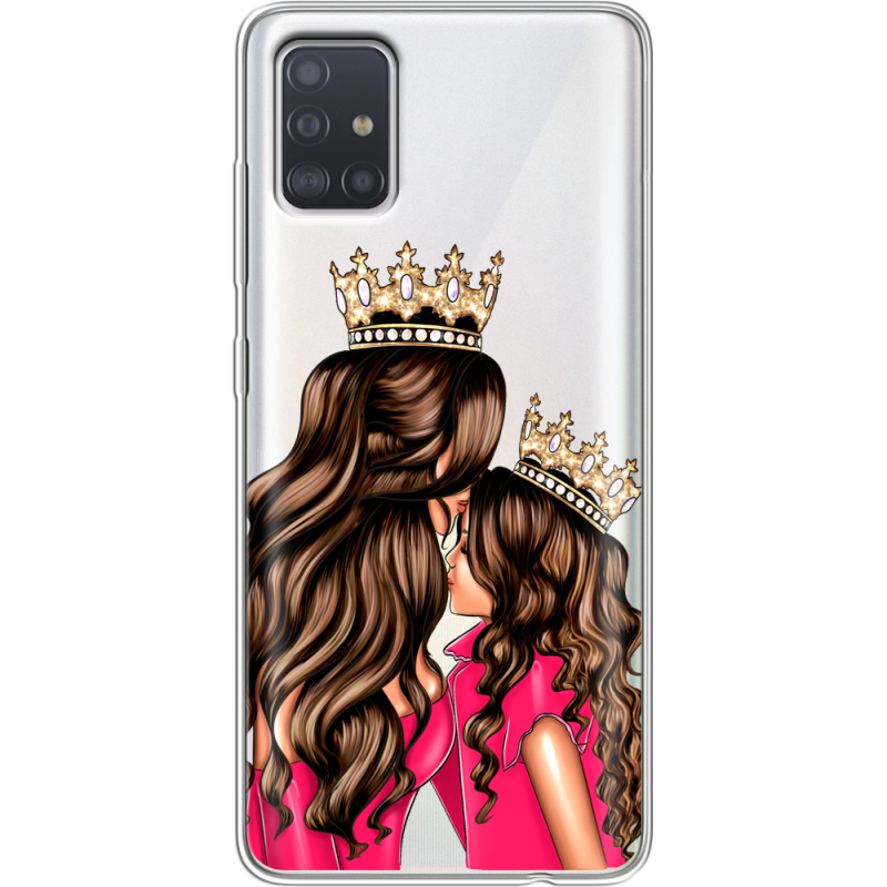 Прозрачный чехол BoxFace Samsung A515 Galaxy A51 Queen and Princess