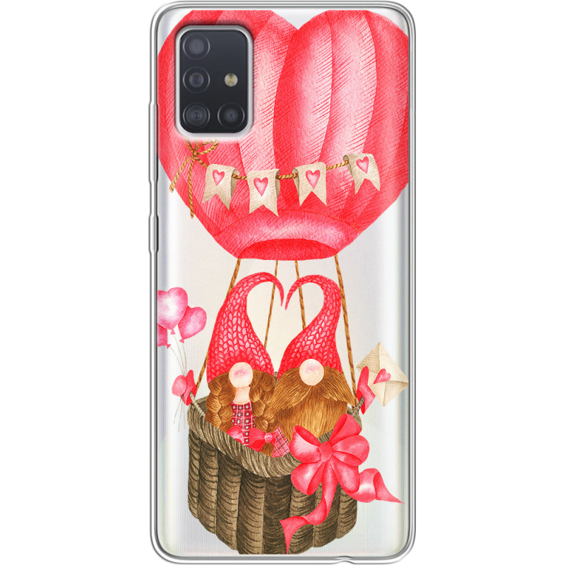 Прозрачный чехол BoxFace Samsung A515 Galaxy A51 Valentine Dwarfs