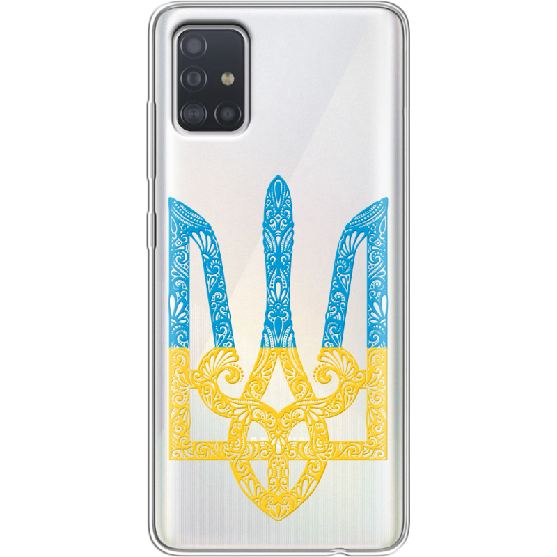 Прозрачный чехол BoxFace Samsung A515 Galaxy A51 Gold Trident