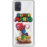 Прозрачный чехол BoxFace Samsung A515 Galaxy A51 Super Mario