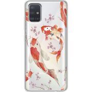 Прозрачный чехол BoxFace Samsung A515 Galaxy A51 Japanese Koi Fish