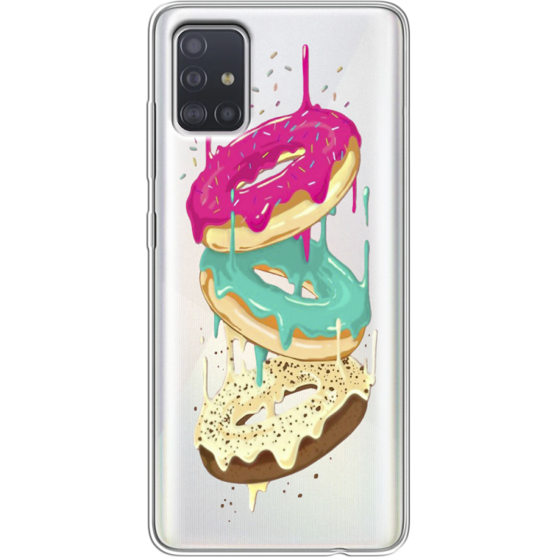 Прозрачный чехол BoxFace Samsung A515 Galaxy A51 Donuts