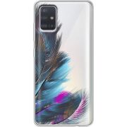 Прозрачный чехол BoxFace Samsung A515 Galaxy A51 Feathers