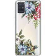 Прозрачный чехол BoxFace Samsung A515 Galaxy A51 Floral