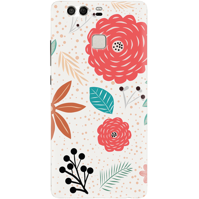 Чехол Uprint Huawei P9 Line Flowers