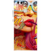 Чехол Uprint Huawei P9 Yellow Girl Pop Art