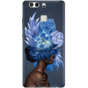 Чехол Uprint Huawei P9 Exquisite Blue Flowers