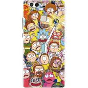 Чехол Uprint Huawei P9 Rick and Morty