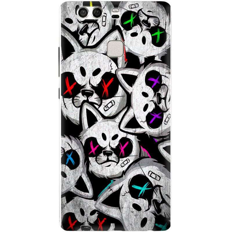 Чехол Uprint Huawei P9 Monster meow