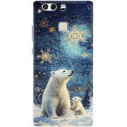 Чехол Uprint Huawei P9 Північні ведмеді