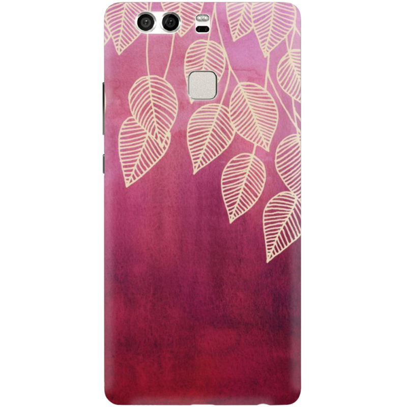 Чехол Uprint Huawei P9 Gold Leaves