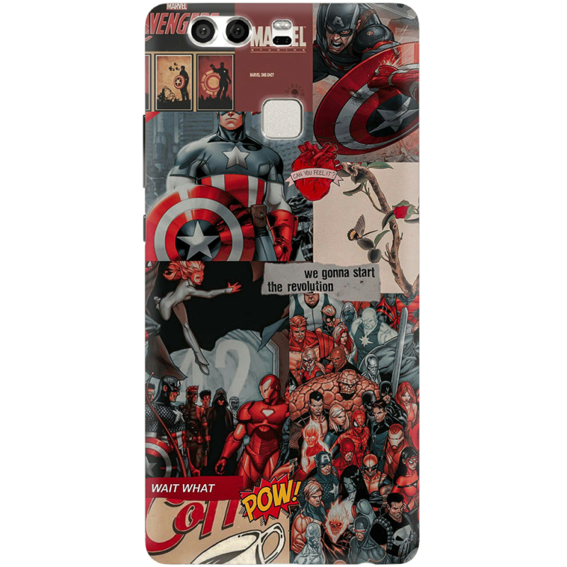 Чехол Uprint Huawei P9 Marvel Avengers