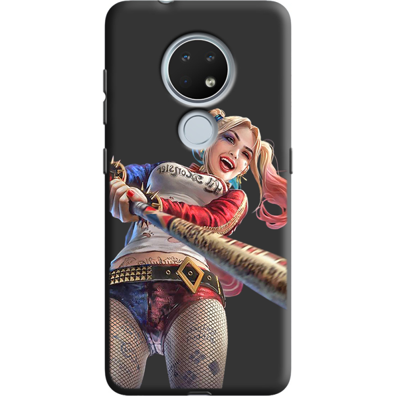 Черный чехол BoxFace Nokia 7.2 Happy Harley Quinn