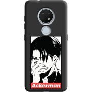 Черный чехол BoxFace Nokia 7.2 Attack On Titan - Ackerman