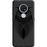 Черный чехол BoxFace Nokia 7.2 Owl