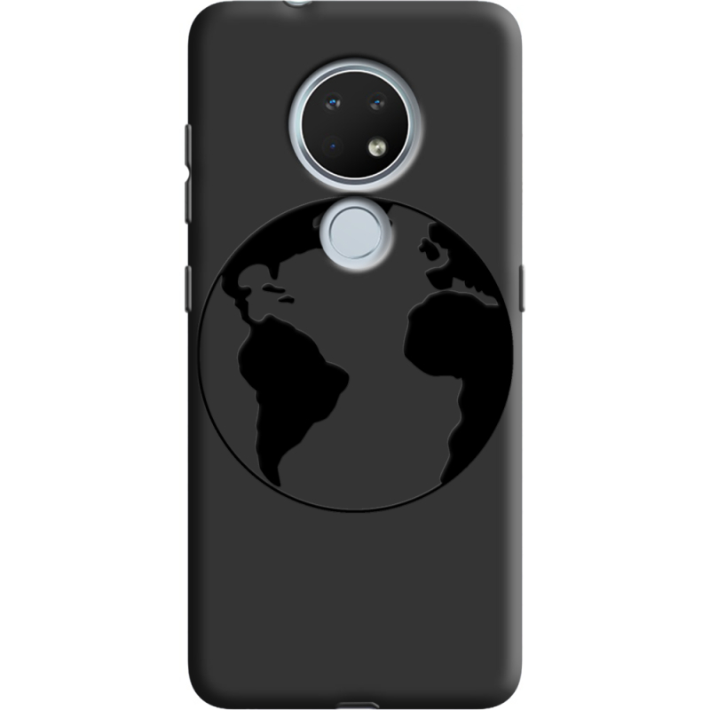 Черный чехол BoxFace Nokia 7.2 Earth