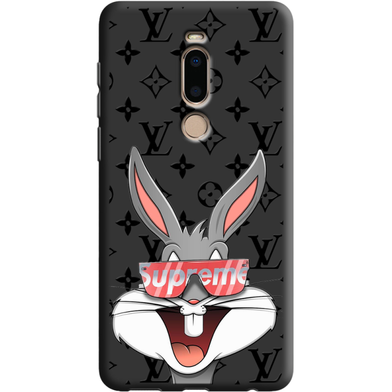 Черный чехол BoxFace Meizu M8 looney bunny
