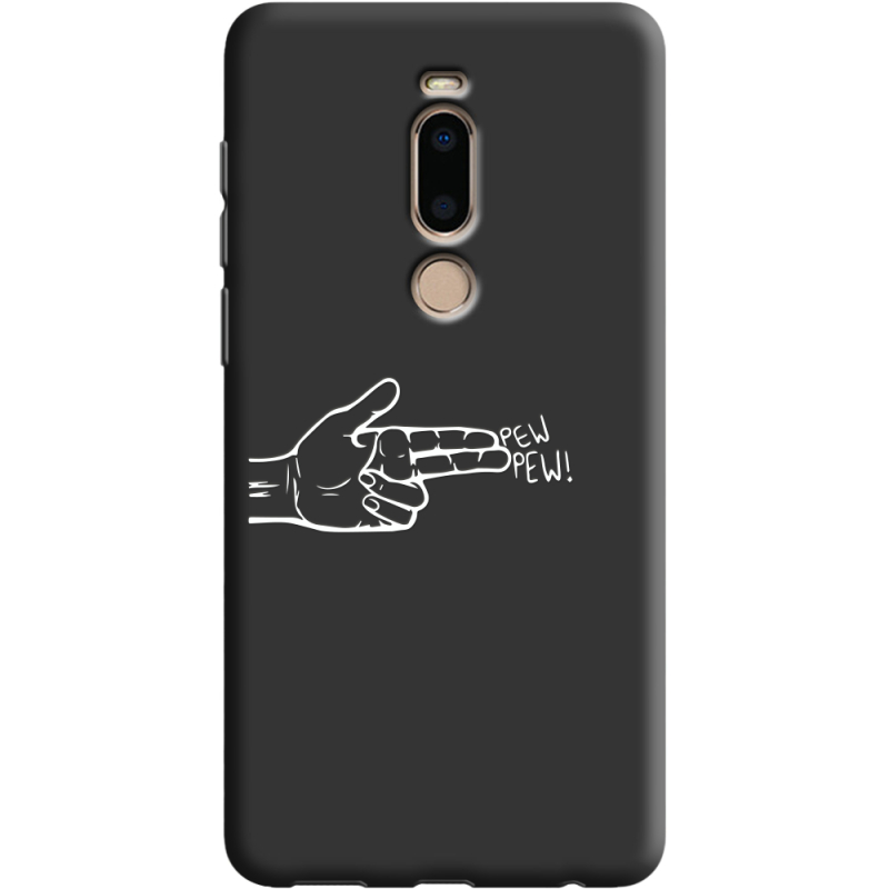 Черный чехол BoxFace Meizu M8 Pew Pew