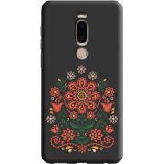 Черный чехол BoxFace Meizu M8 Ukrainian Ornament