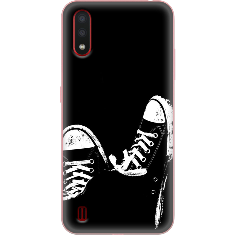 Чехол BoxFace Samsung A015 Galaxy A01 Black Sneakers