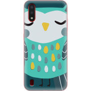 Чехол BoxFace Samsung A015 Galaxy A01 Green Owl
