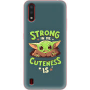 Чехол BoxFace Samsung A015 Galaxy A01 Strong in me Cuteness is