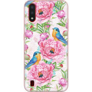 Чехол BoxFace Samsung A015 Galaxy A01 Birds and Flowers