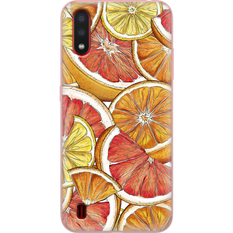 Чехол BoxFace Samsung A015 Galaxy A01 Citrus Pattern