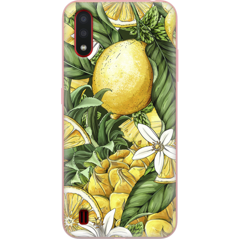 Чехол BoxFace Samsung A015 Galaxy A01 Lemon Pattern