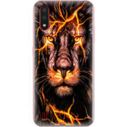 Чехол BoxFace Samsung A015 Galaxy A01 Fire Lion