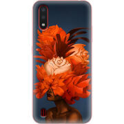Чехол BoxFace Samsung A015 Galaxy A01 Exquisite Orange Flowers