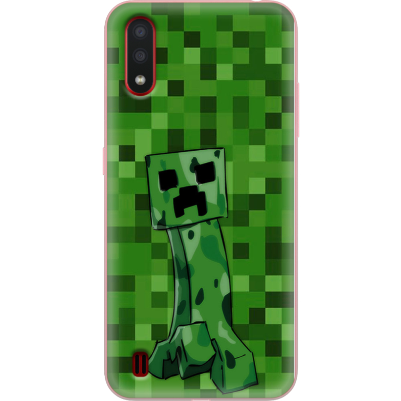 Чехол BoxFace Samsung A015 Galaxy A01 Minecraft Creeper